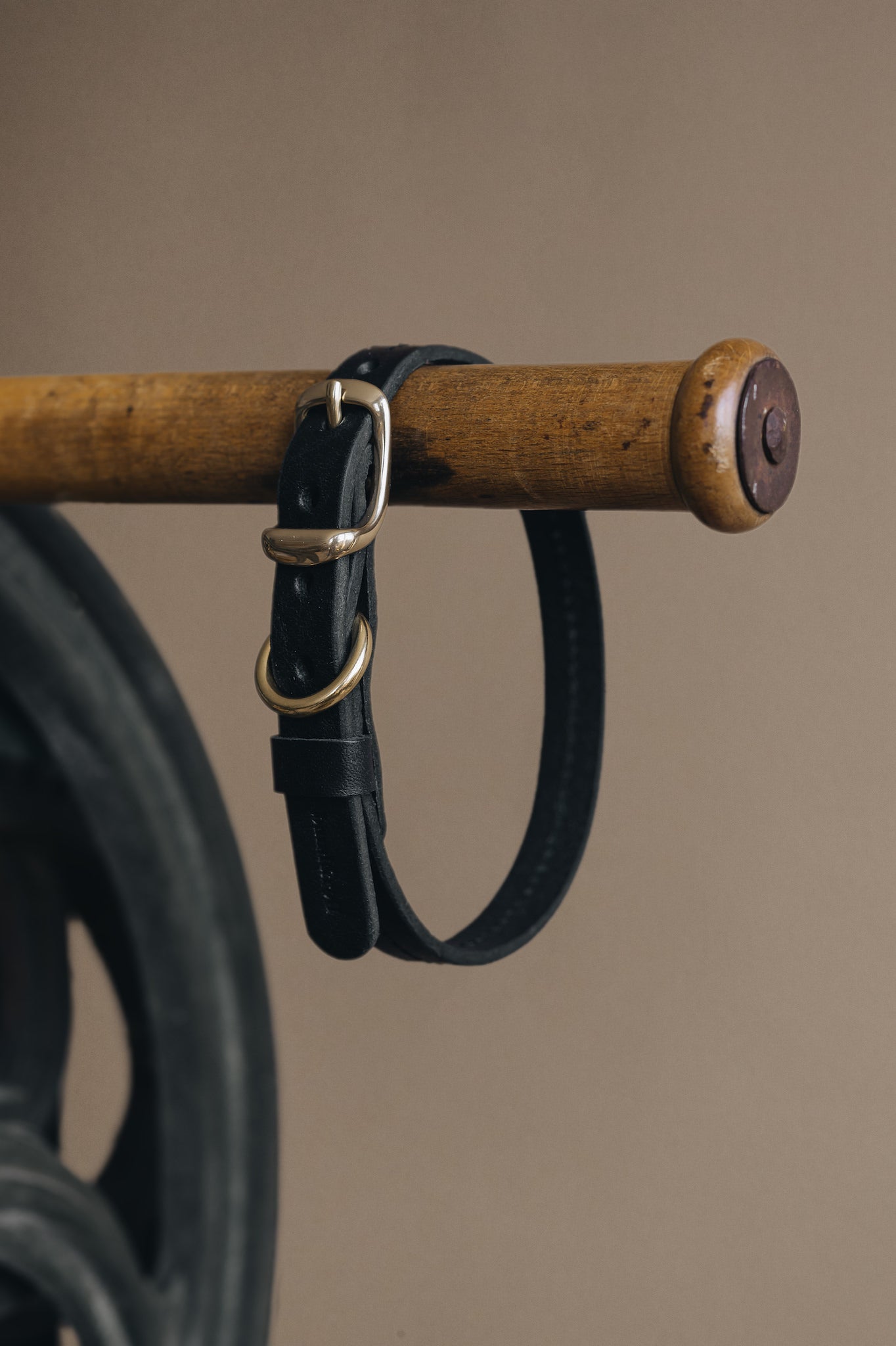 LEATHER DOG COLLAR. FIR Air