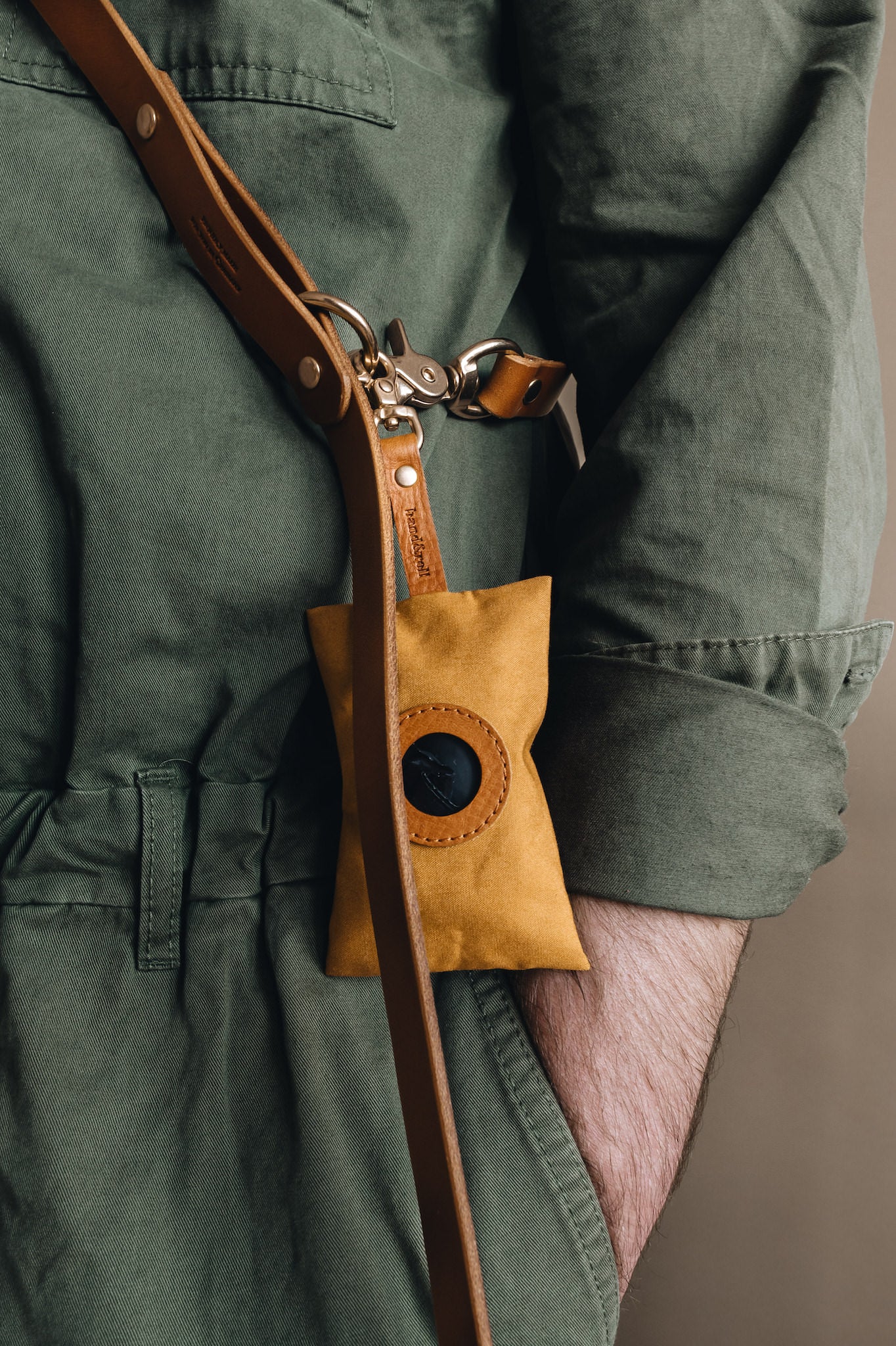 DOG POOP BAG HOLDER. NOI