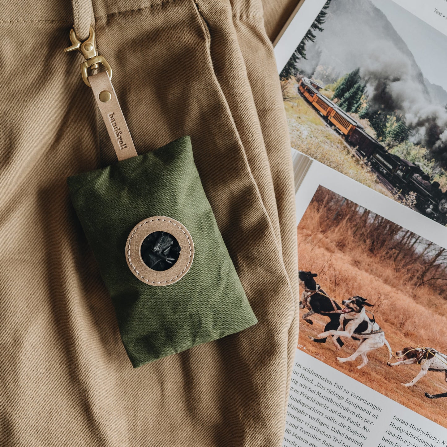 DOG POOP BAG HOLDER. NOI