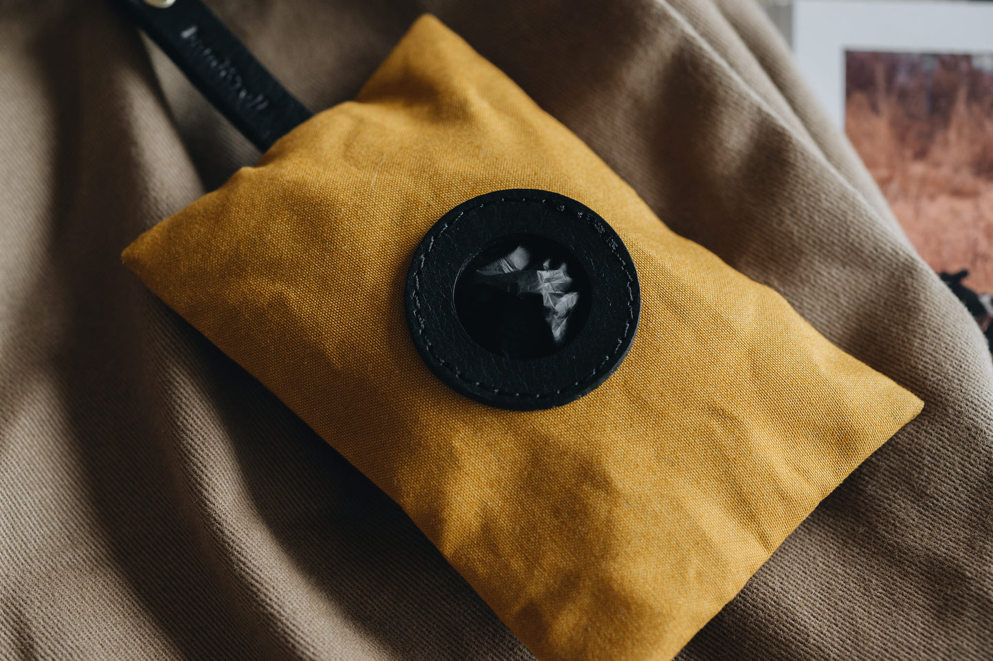 DOG POOP BAG HOLDER. NOI