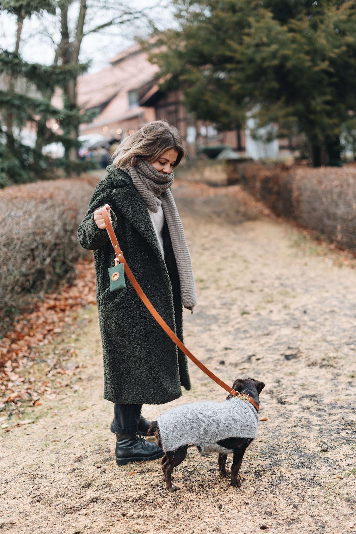 Dog poop bag holder "Noi" - band&roll