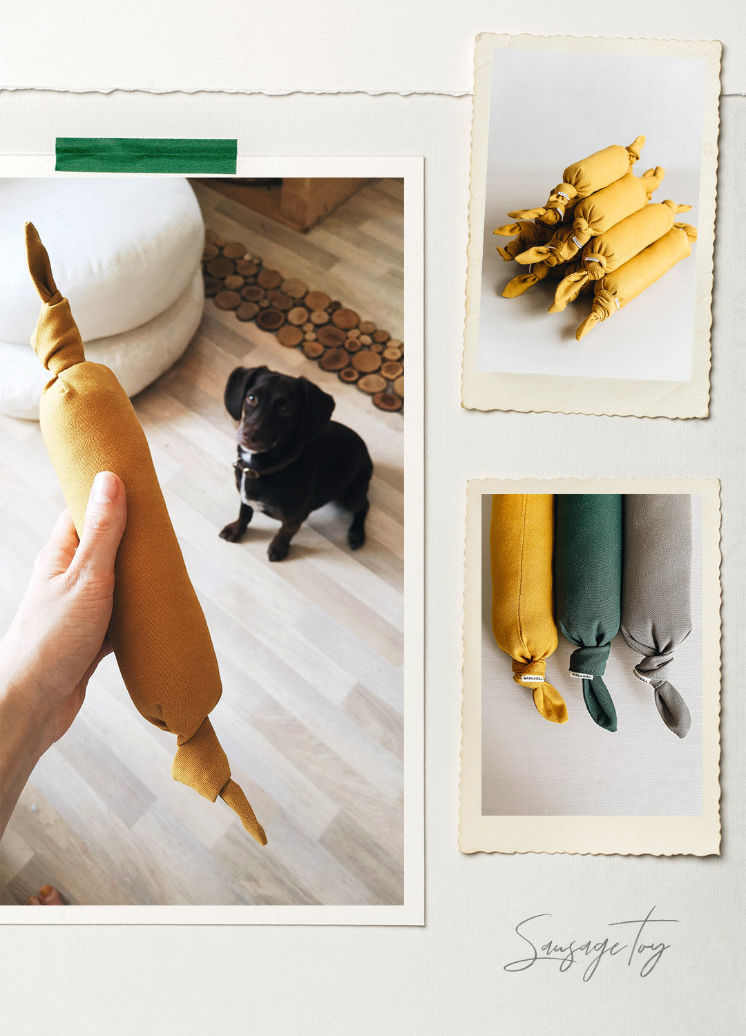 DOG TOY. SAUSAGE