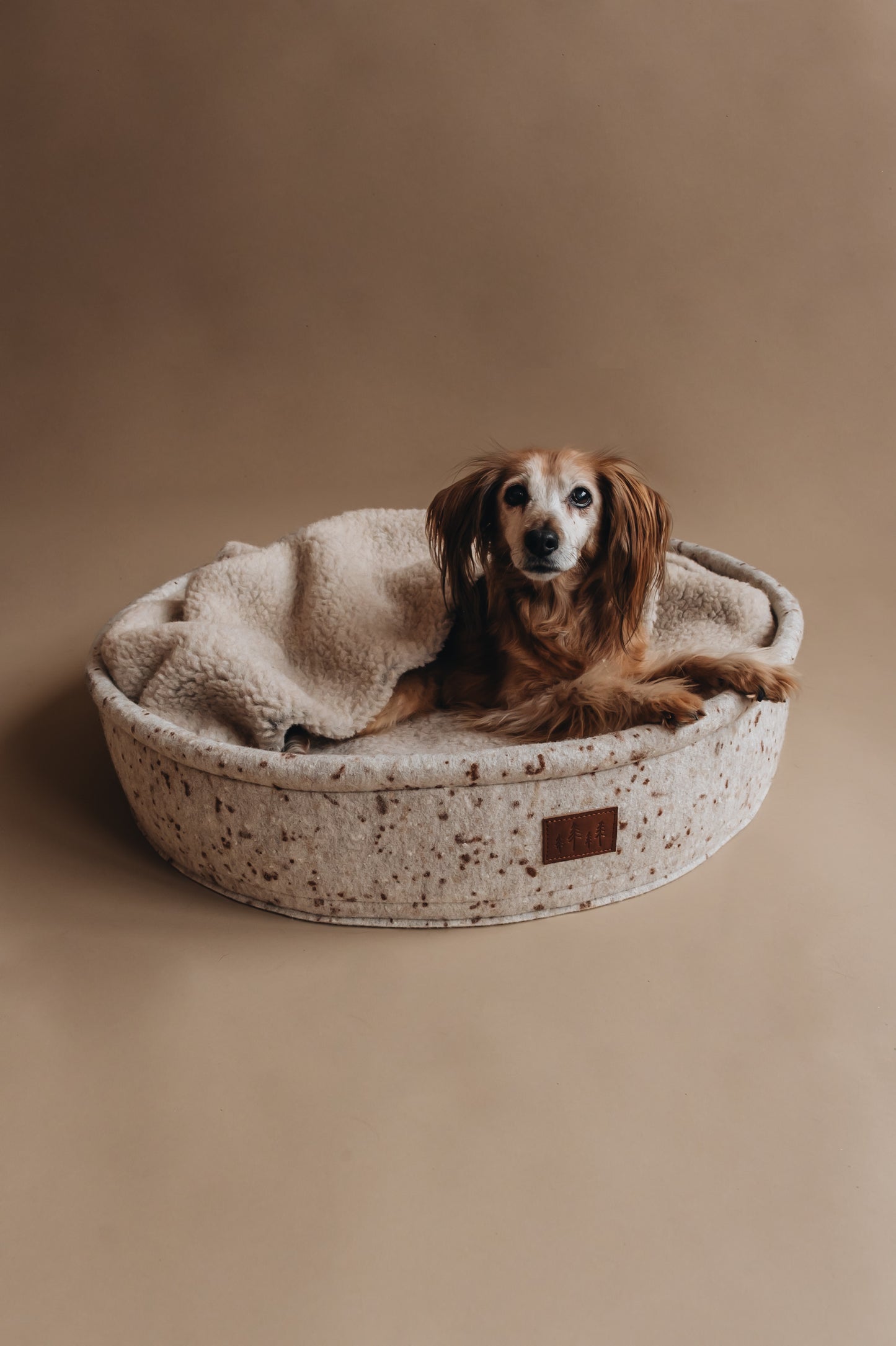 WOOL DOG BED. HAIN