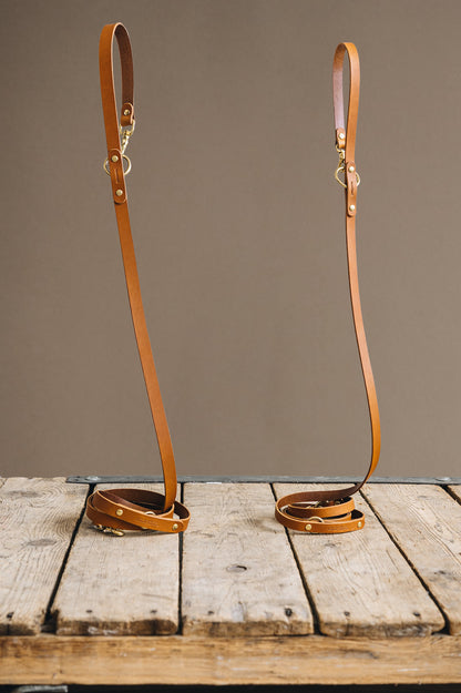 CROSSBODY LEATHER LEASH. LASSO AIR