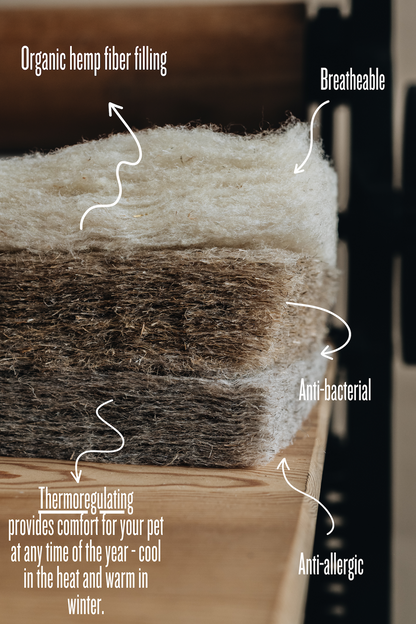 WOOL DOG BED. HAIN